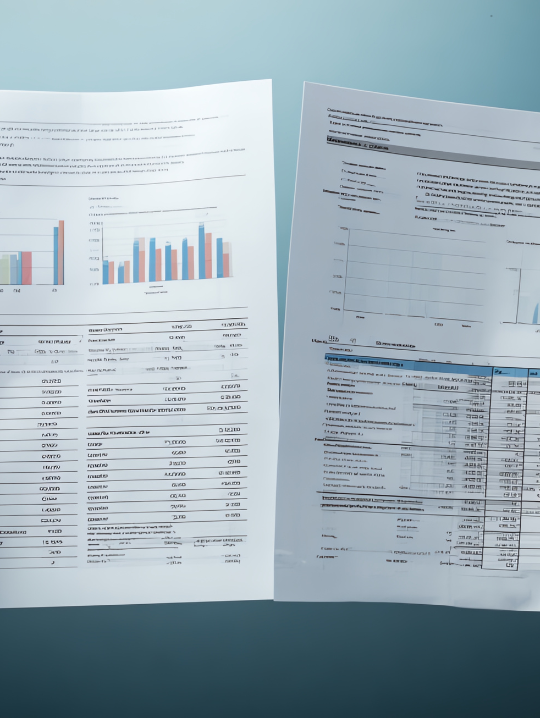 Financial expert reviewing ledgers